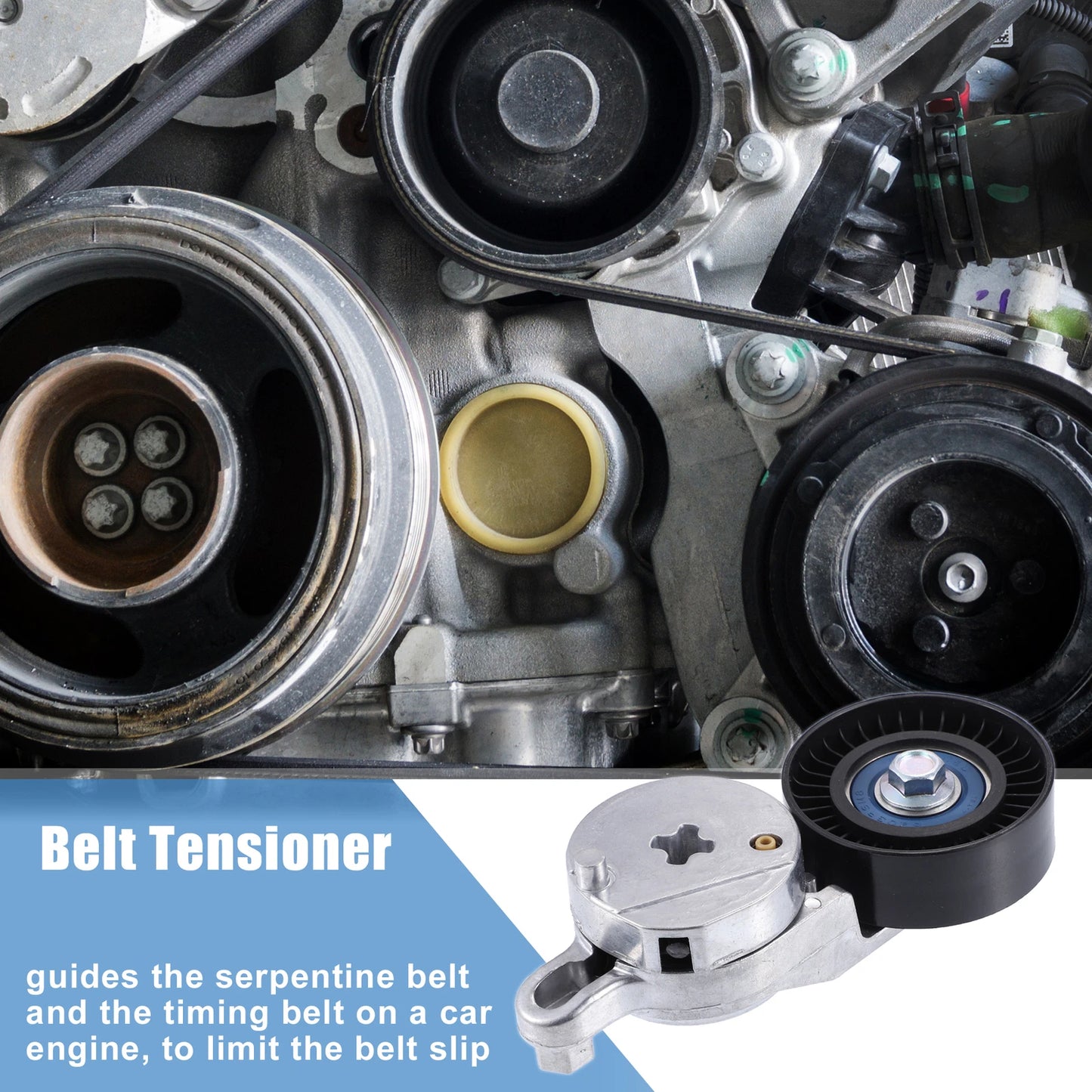 Engine Belt Tensioner Pulley Assembly for Scion TC (2011-2014)