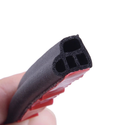2M Soundproof Car Door Edge Trim Seal Strip Rubber Weatherstrip for Car