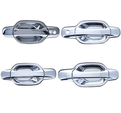 4pcs Chrome Outer Door Handle for Holden Rodeo RA/Colorado RC (2003–2012)