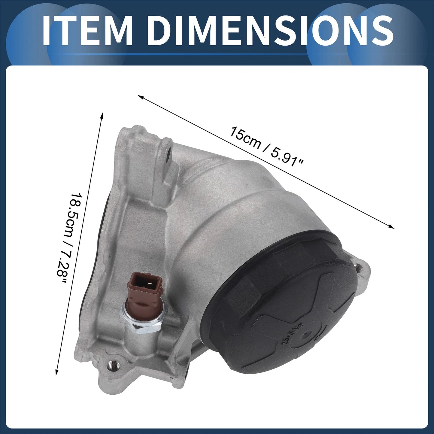 Oil Filter Housing with Sensors for BMW 128i