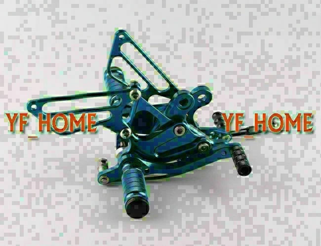 Rearset Footrest Pegs for Kawasaki Ninja ZX6R (2009-2014) Blue