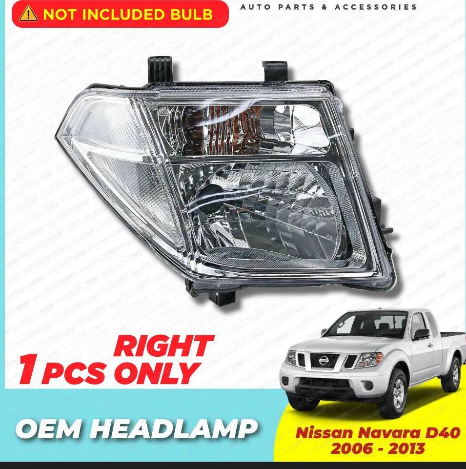 Headlight for Nissan Navara D40 UTE ST ST-X (2005-2009)