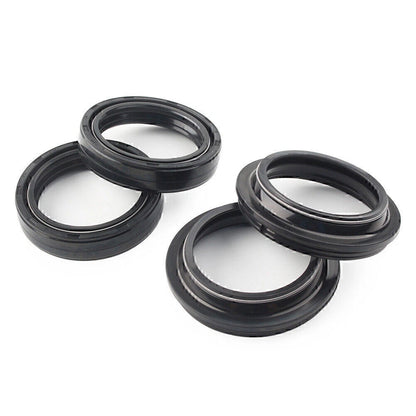4 x Black 43x55mm Motorcycle Front Fork Damper Shock Absorber Seal