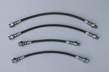 Braided Brake Hose Set (4) for Nissan 280ZX Series 1