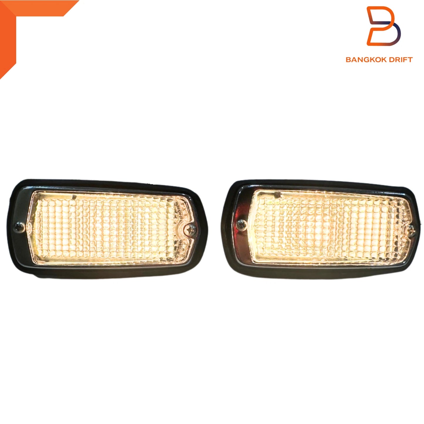 Pair of White Side Marker Clearance Lights for Nissan Datsun 510 240Z 260Z 280Z