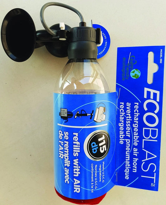 Air Horn Plastic Pump for Schools/Sports - Eco Blast Hand Held Horn