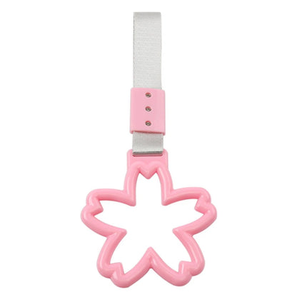 Pink Cherry Blossom Ring Handle Strap for Train Bus - Drift Charm Tools