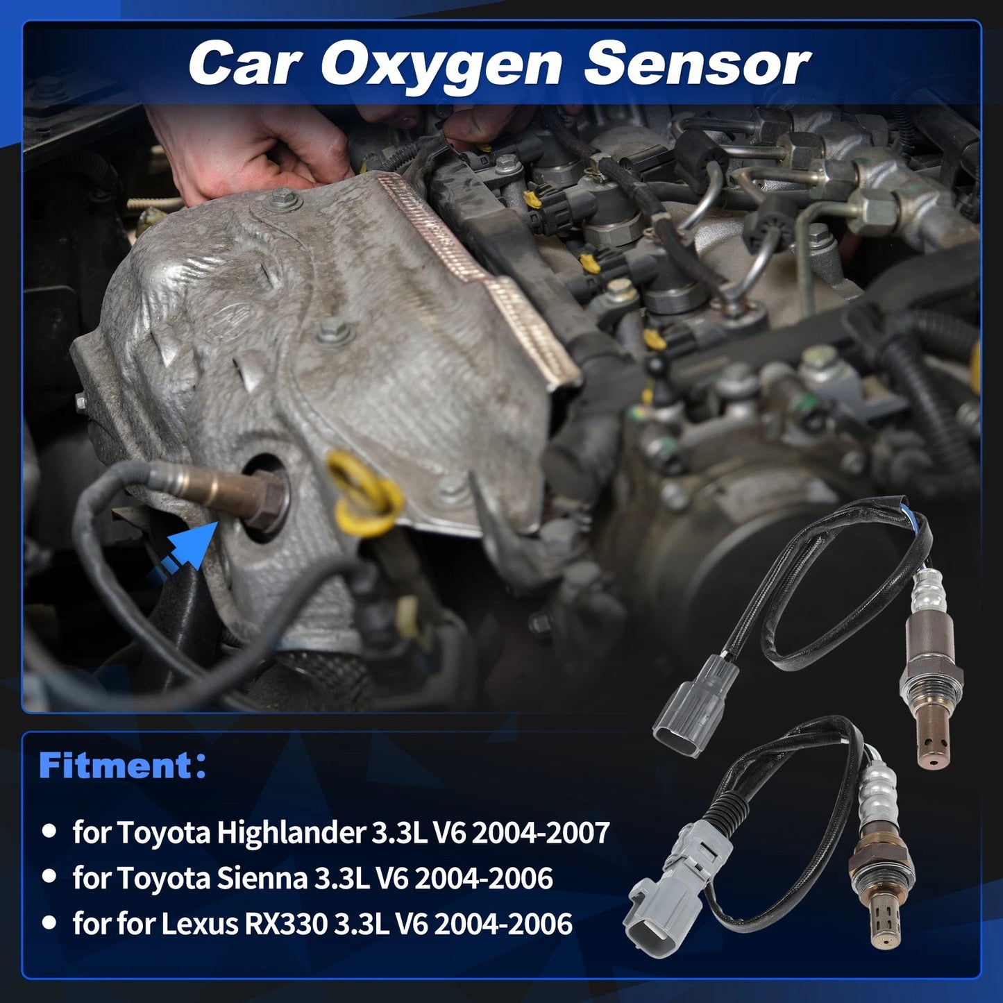 Oxygen Sensors  for Toyota Sienna 3.3L V6 (2004-2010)