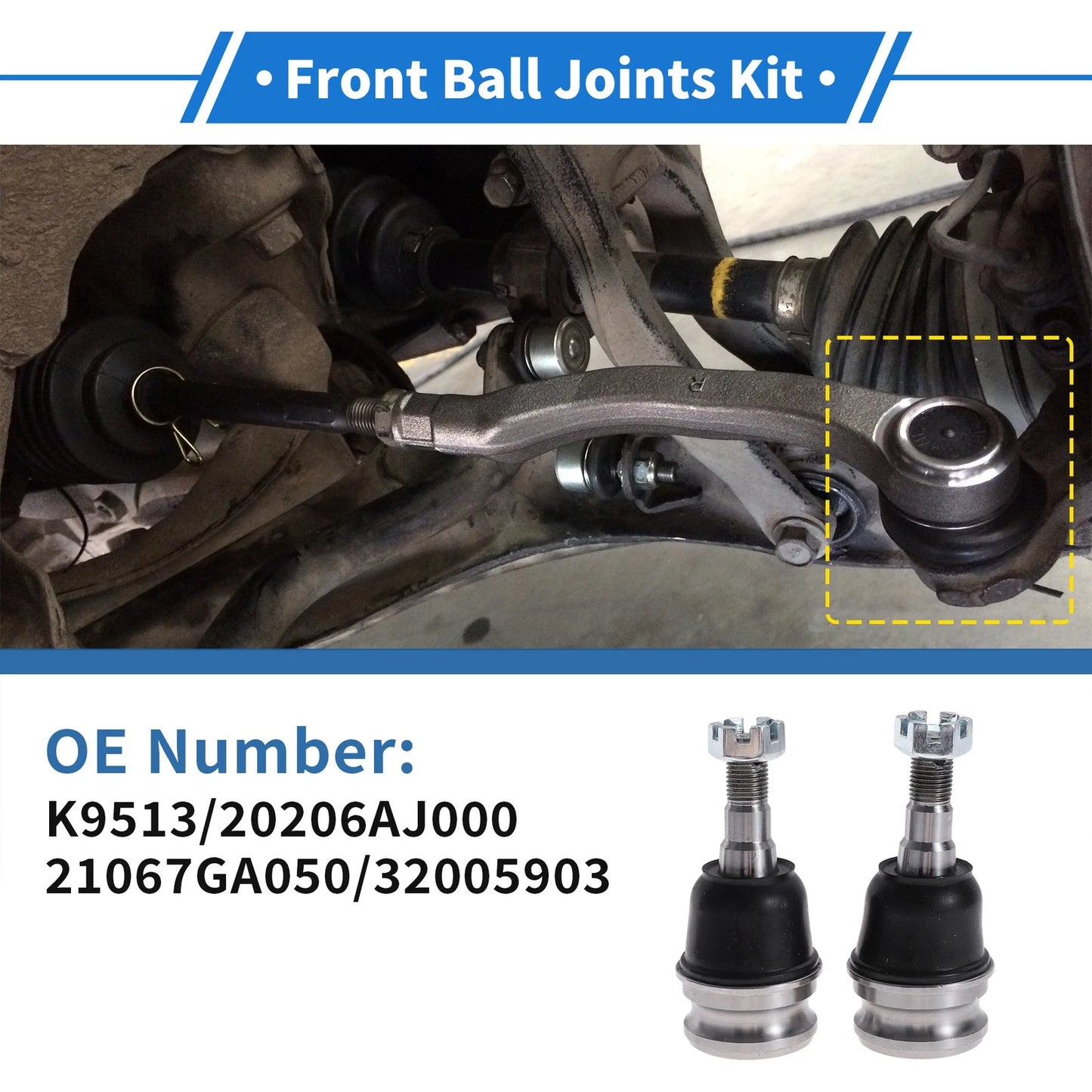 Front Lower Ball Joints for Saab 9-2X (2005-2006)