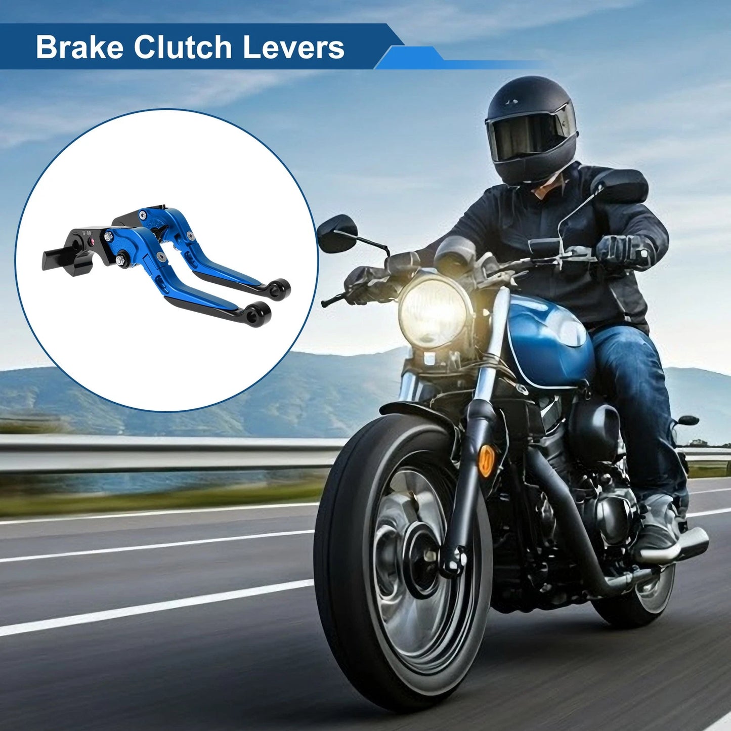 Brake Clutch Lever for Kawasaki ZX14R (2006–2017)