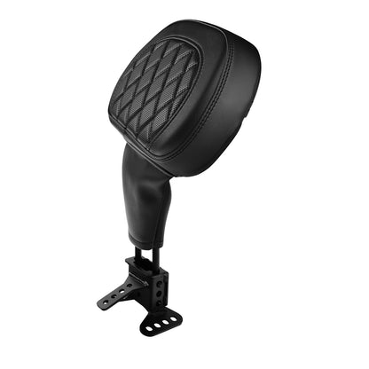 Black Driver Rider Backrest Pad for Harley Touring CVO Road Glide (2023-2025)