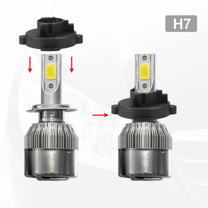 H7 LED Headlight Adapter Bases for Hyundai Sonata (2011-2013)