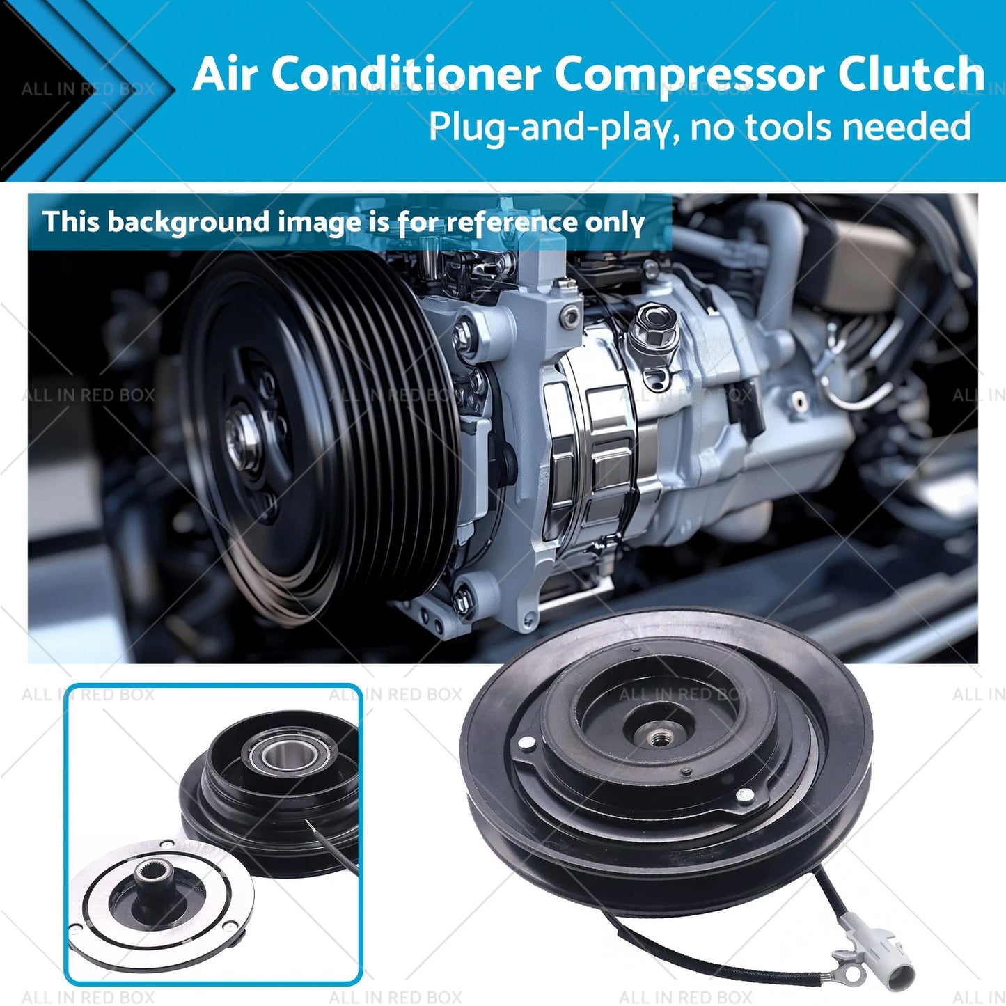 Air Conditioner Compressor Clutch for Toyota Landcruiser HZJ105R (1998-2007)