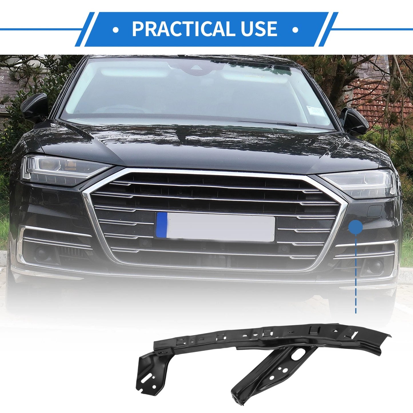 Front Left Bumper Retainer Bracket for Honda Civic (2012-2015)