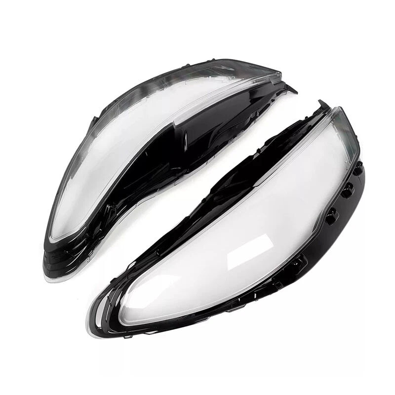 Left & Right Front Headlight Lens Covers for Ford Fusion (2017-2018)
