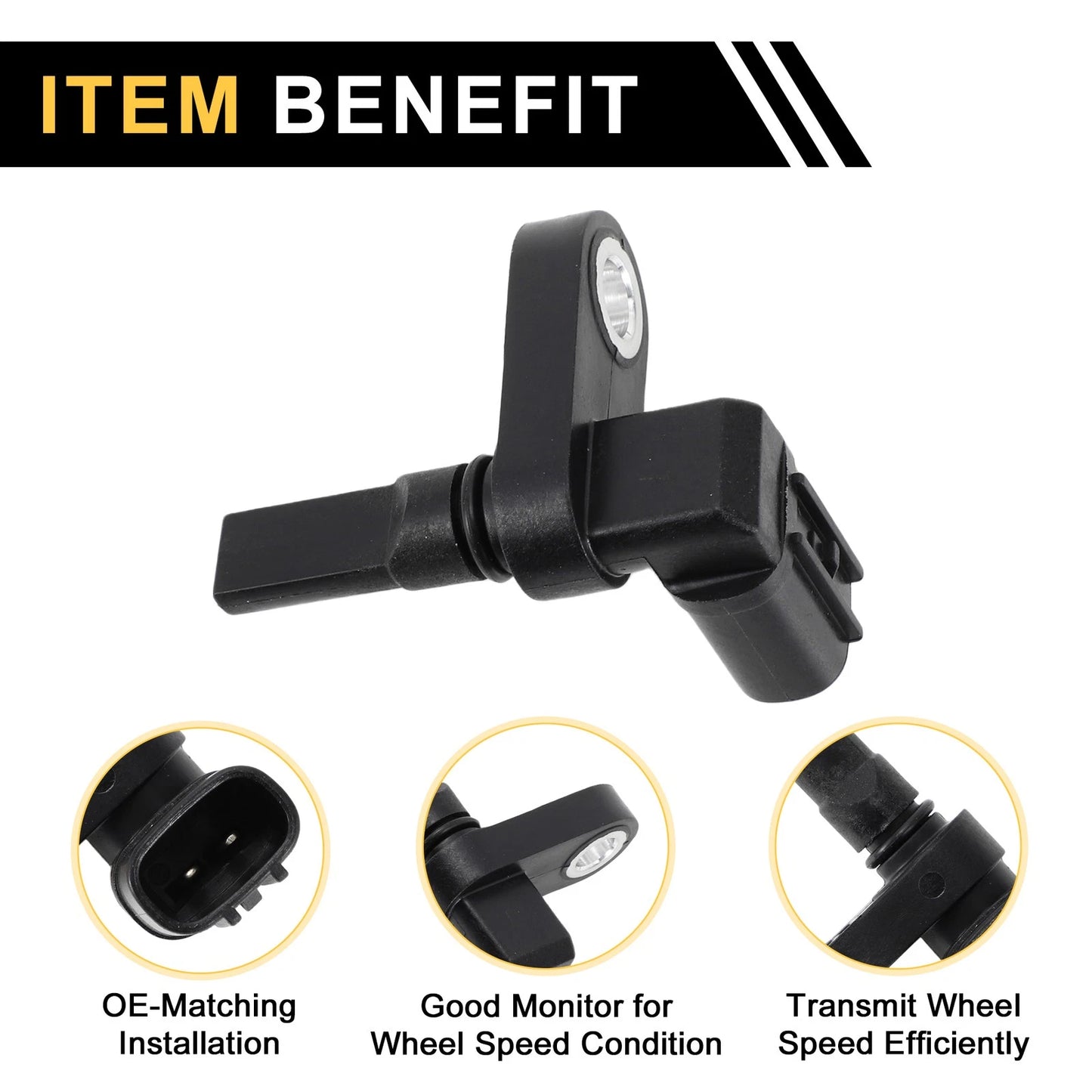 ABS Wheel Speed Sensor for Toyota Tacoma (2005-2022)  Front Left & Rear Left