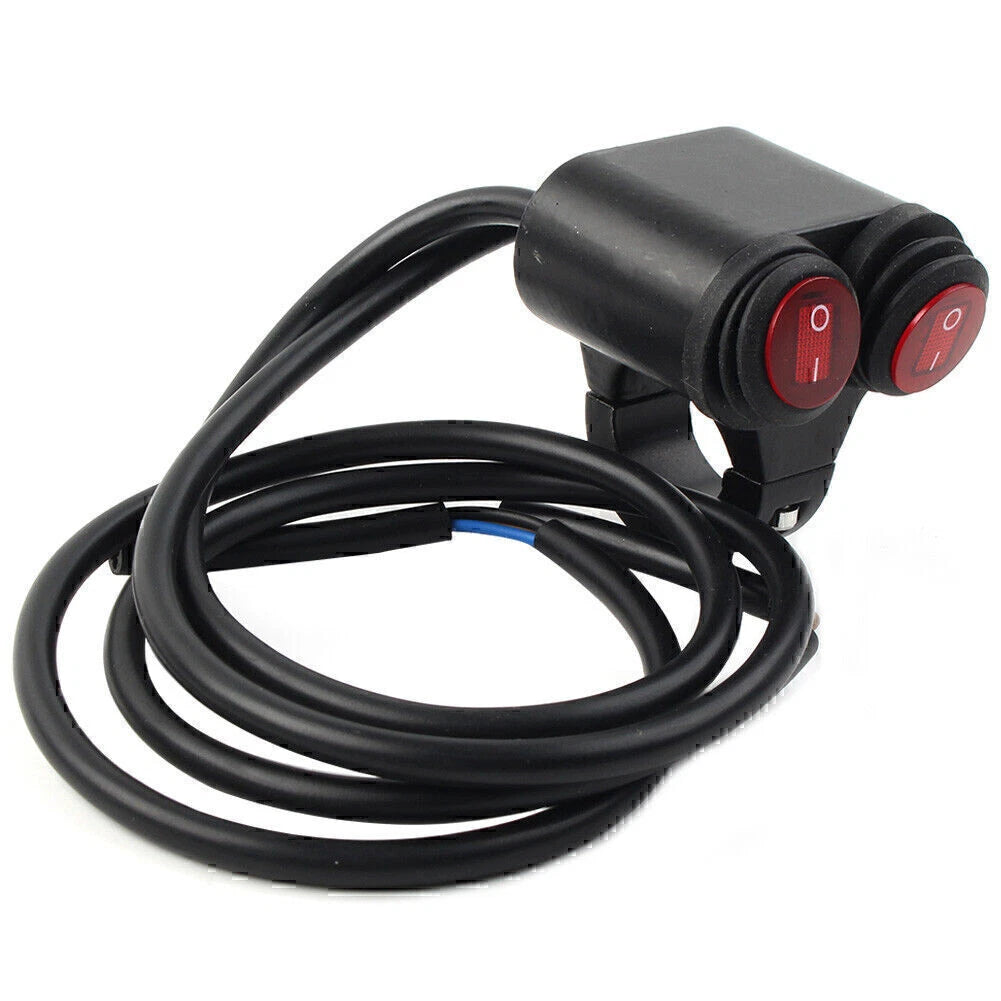 7/8" 22mm Motorcycle Handlebar Headlight Fog Spot Light Switch