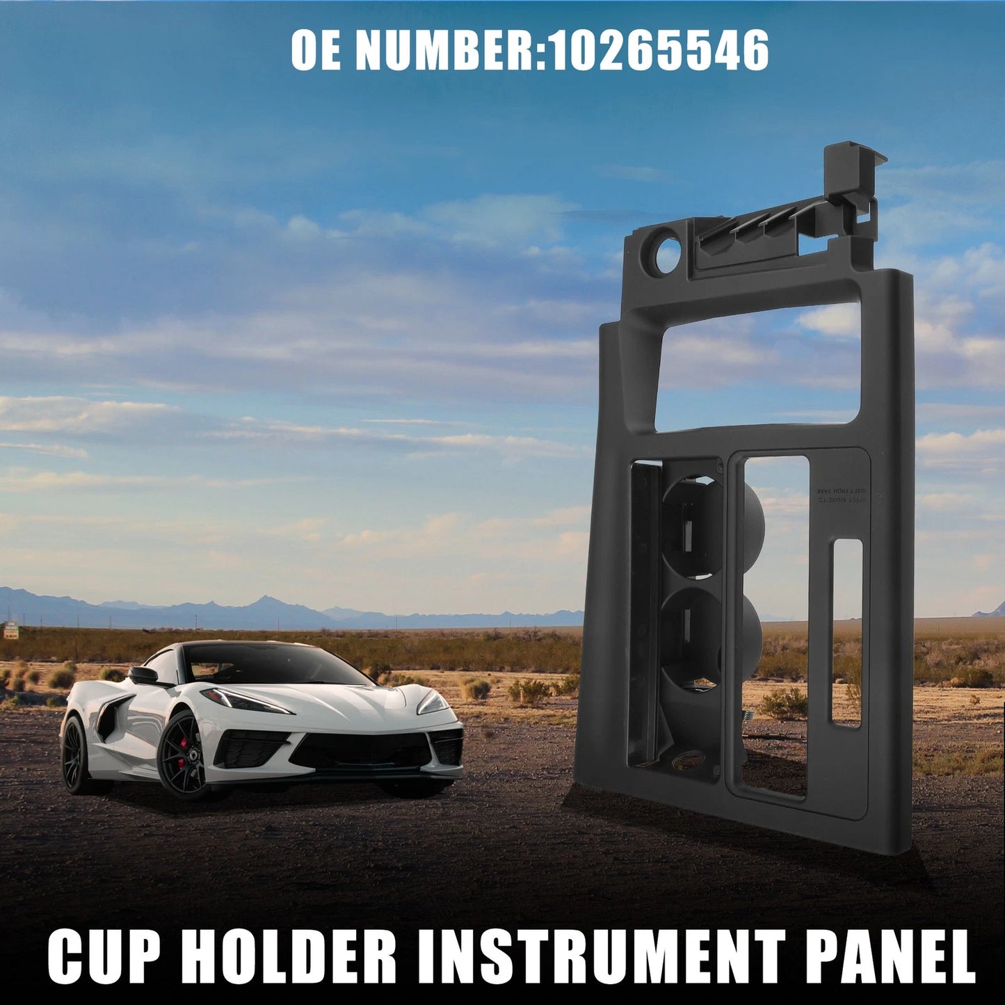 Cup Holder for Chevrolet Corvette Drink Holder Black