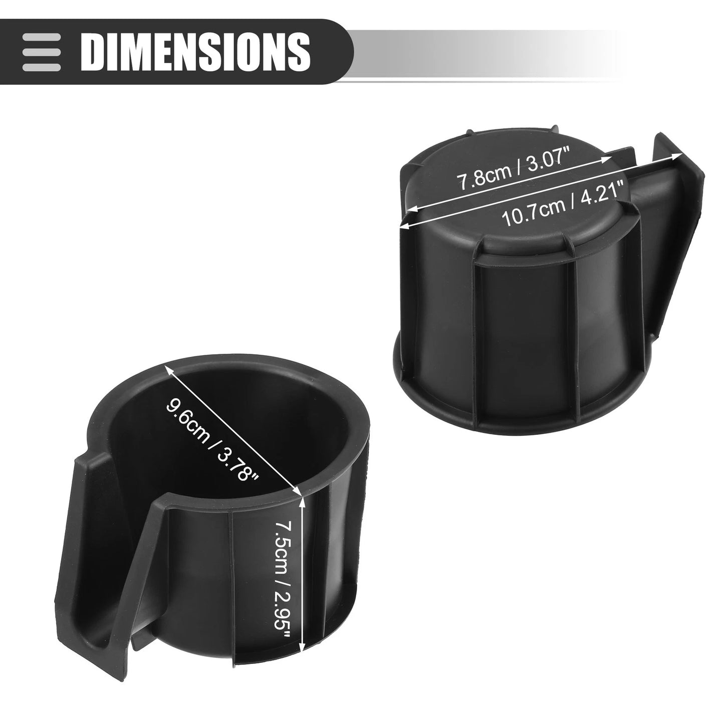 Cup Holder for Toyota 4Runner 2014-2021 ABS Black