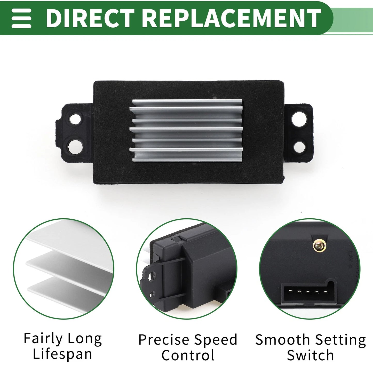 HVAC Blower Motor Heater Blower Resistor for Buick Lacrosse (2005–2009)
