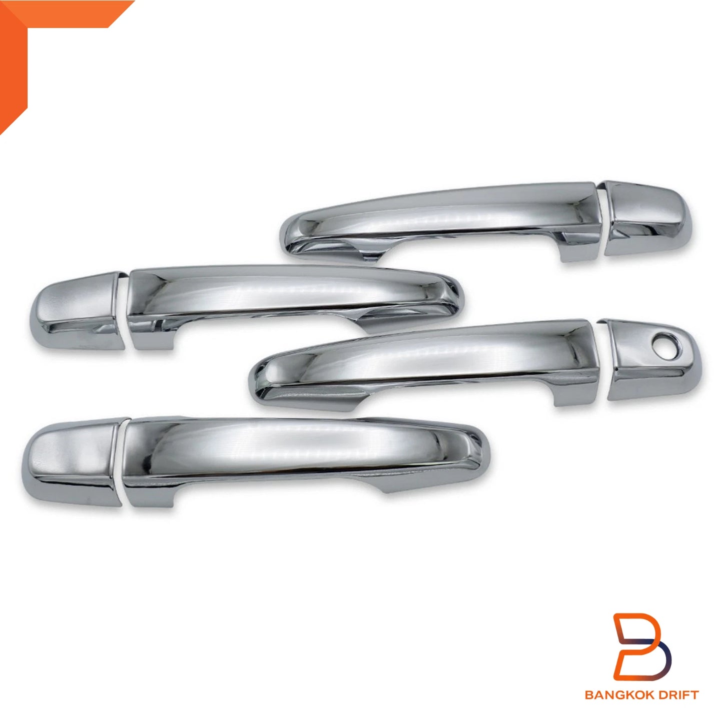 Chrome Door Handle Cover Trim for Mitsubishi Triton Ute (2005-2023) 4 Doors