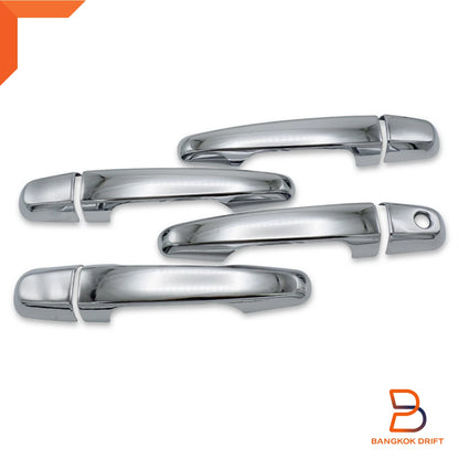 Chrome Door Handle Cover Trim for Mitsubishi Triton Ute (2005-2023) 4 Doors