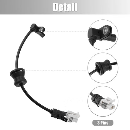 Transmission Speed Sensor for Chevrolet Equinox Black Plastic Metal