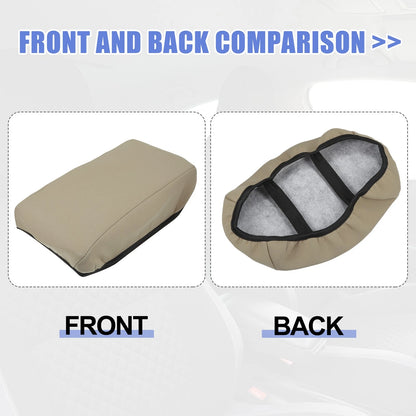 Neoprene Center Console Lid Armrest Cover for Ford Edge (2015-2022)