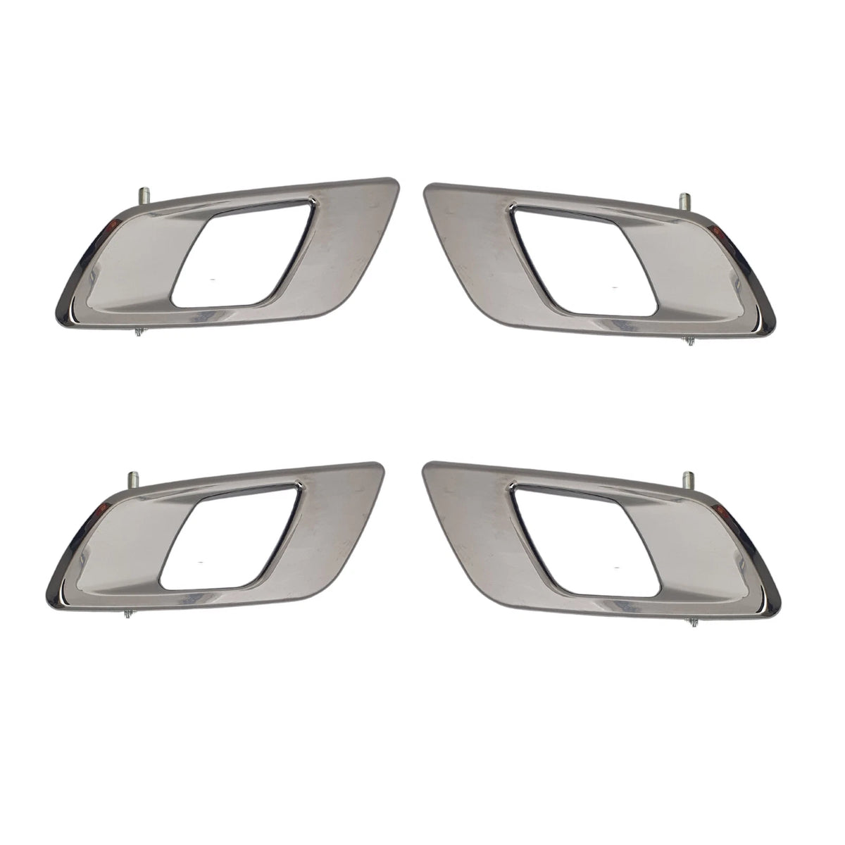 4 x Inner Door Handles Bright Dark Chrome for Ford Ranger, Mazda BT-50