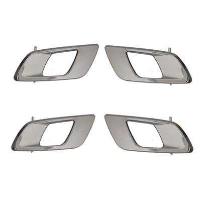 4 x Inner Door Handles Bright Dark Chrome for Ford Ranger, Mazda BT-50