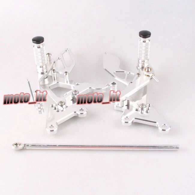 CNC Motorcycle Rearsets Footpegs for Yamaha YZF R6 (2003-2005) Black
