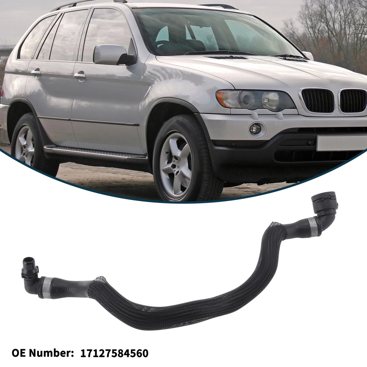 Radiator Outlet Hose Pipe for BMW X5 (2000-2006)