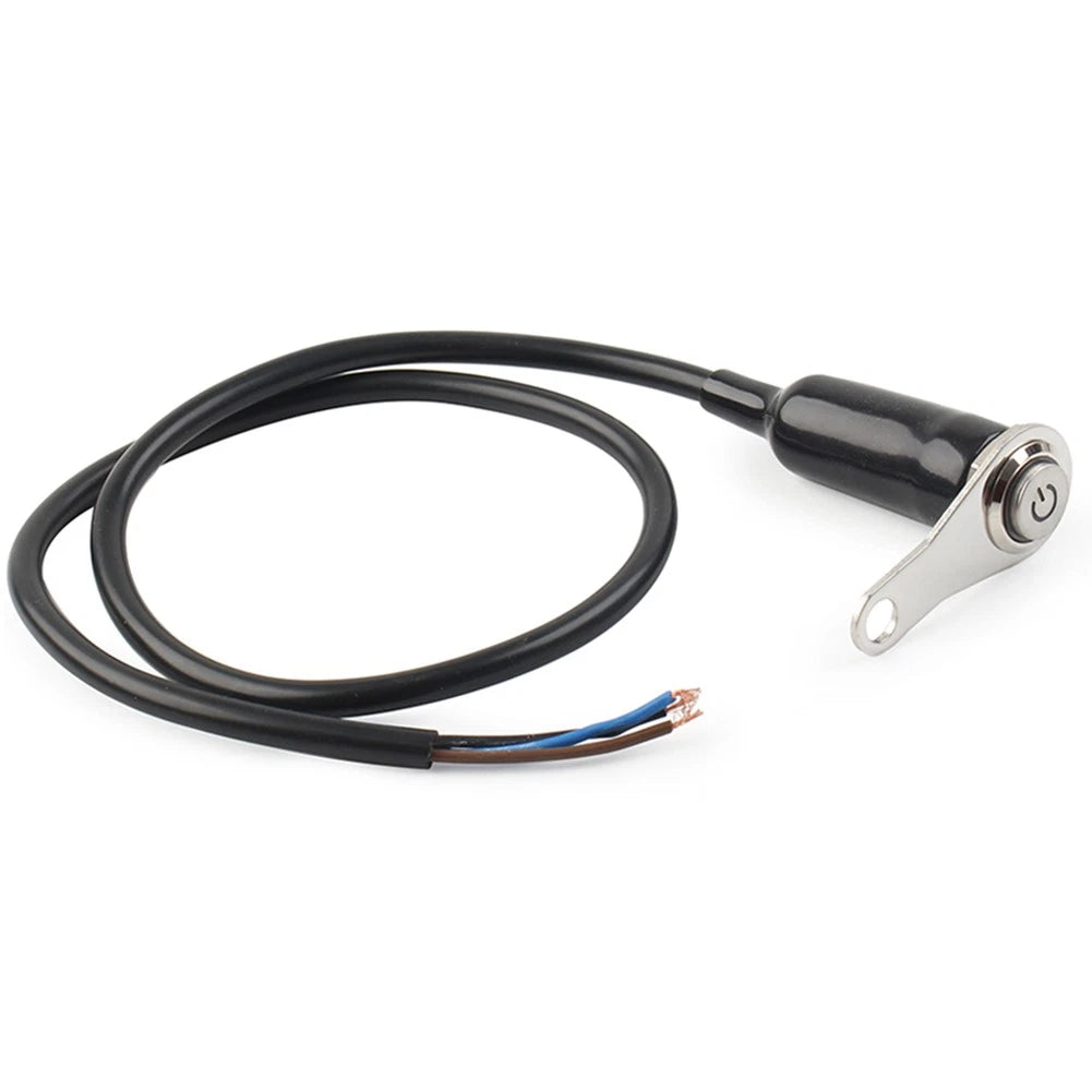Red Push Button ON/OFF Switch for Motorcycle Handlebar Headlight Fog Light