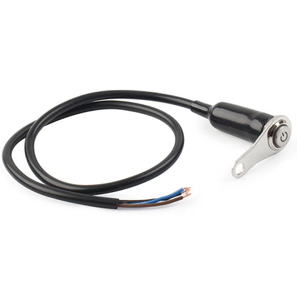 Red Push Button ON/OFF Switch for Motorcycle Handlebar Headlight Fog Light