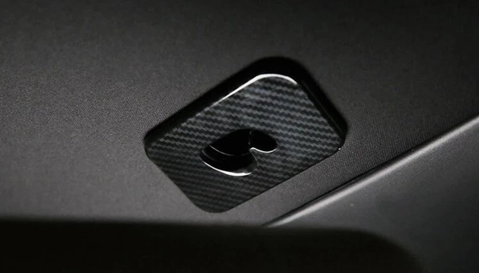 Carbon Fiber Rear Roof Hook Cover Trim for Range Rover Velar (2018-2023)