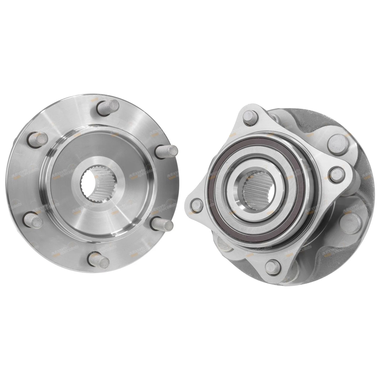 2 x Front Wheel Bearing Hubs for Toyota Hilux GGN125/GUN125/GUN126 (2015–2019)