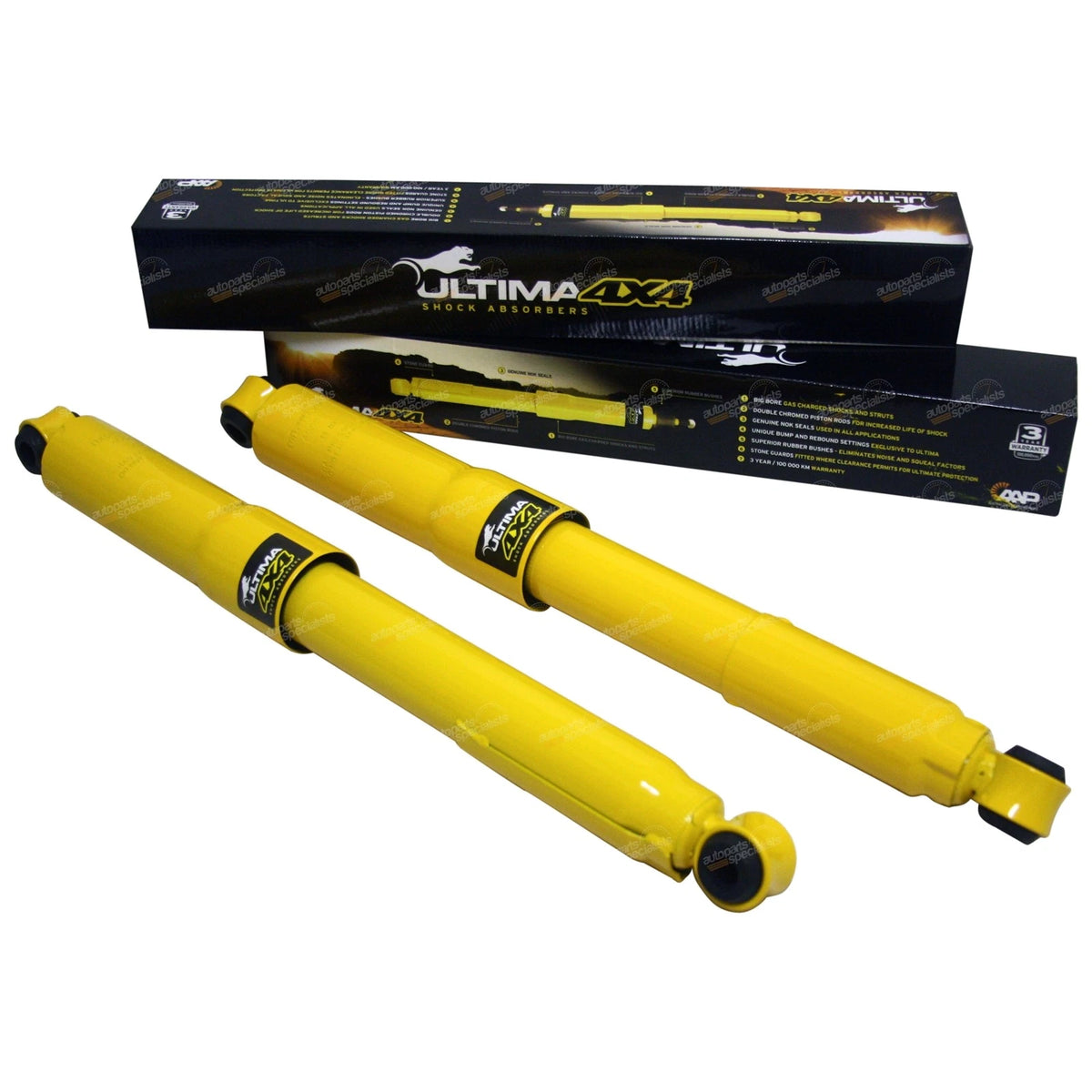 4 x Gas Shock Absorber Set for Hilux IFS 4x4 (1988–2005)