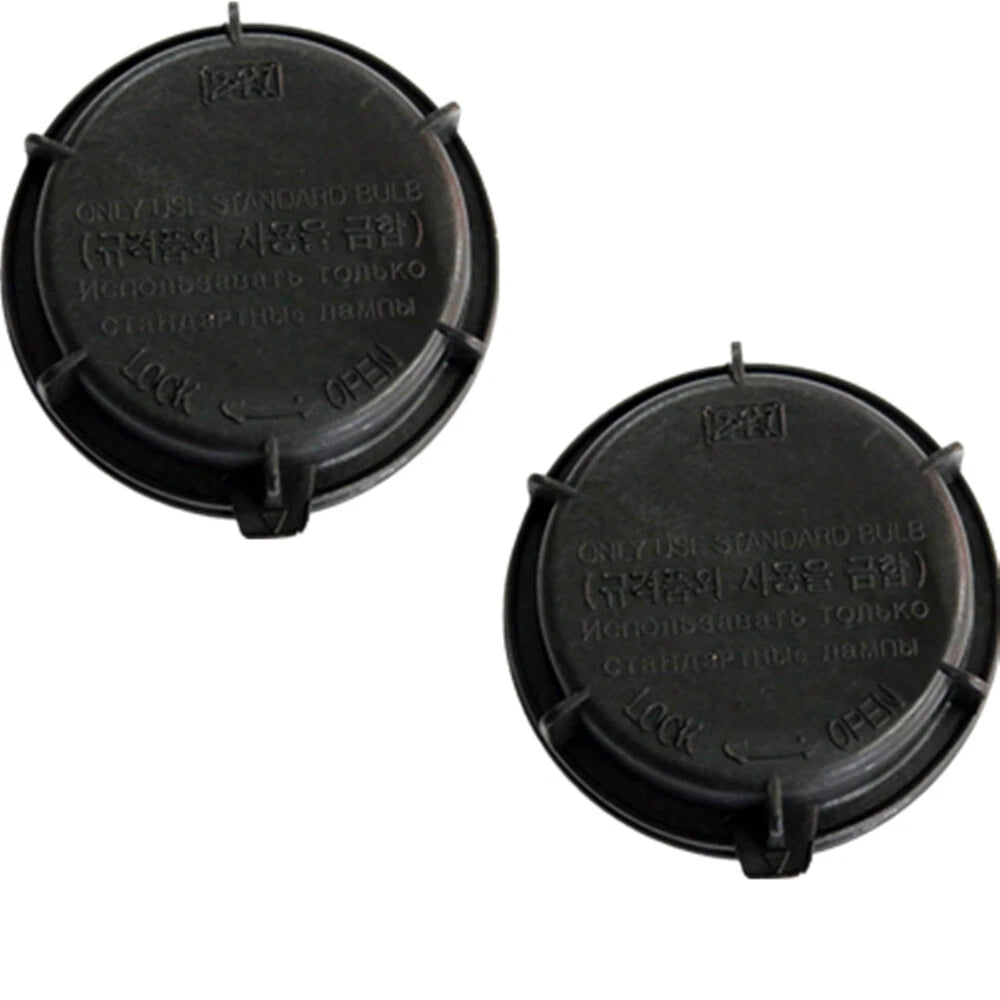 Headlight Lamp Bulb Dust Caps for 11-16 Kia Optima, 16-20 Hyundai Tucson