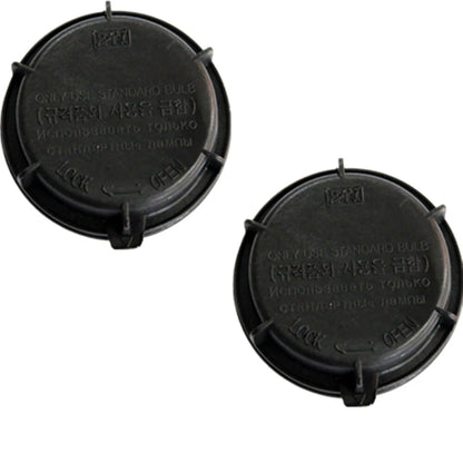 Headlight Lamp Bulb Dust Caps for 11-16 Kia Optima, 16-20 Hyundai Tucson