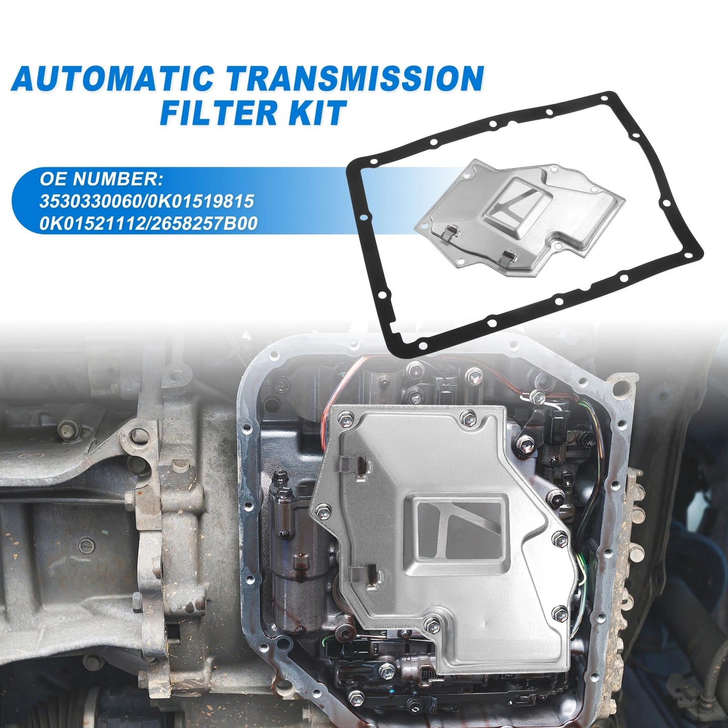 Transmission Filter Oil Pan Gasket Kit for Chevrolet (A43DE)