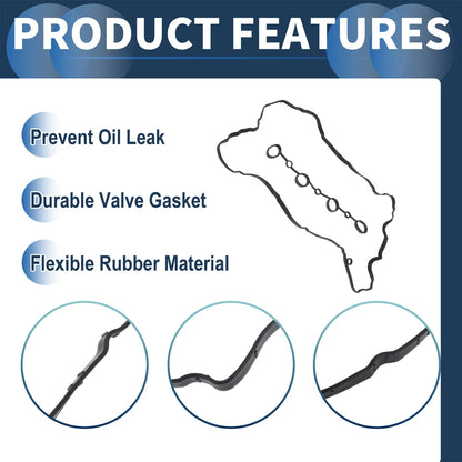 Valve Cover Gasket Set for Cylinder Head Valve Seal Gasket