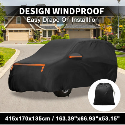 Waterproof Aluminum Film Cotton Car Cover for Toyota Vitz (2005-2015)