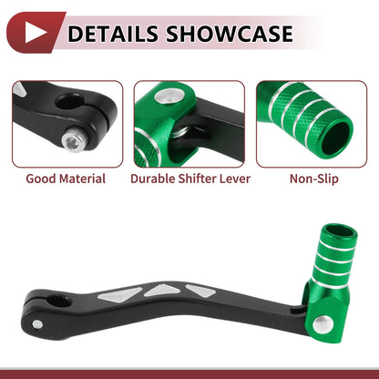 Gear Shifter Levers Black Green for Yamaha TTR50cc