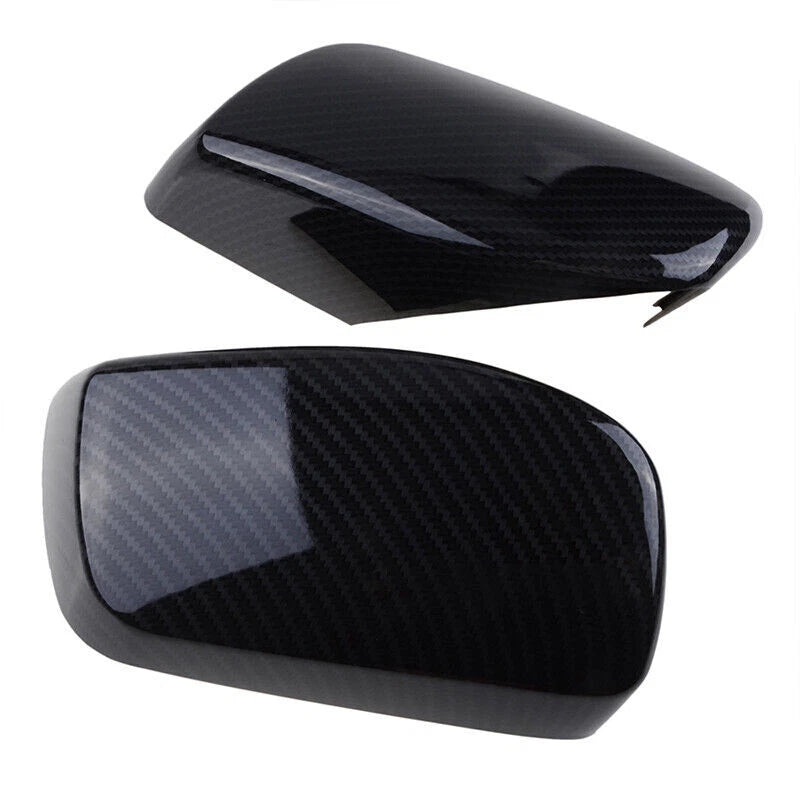 Car Mirror Cover Caps for BMW E60 5-Series 525i 530i 540i (2004-2007) 2 x Carbon Black
