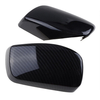 Car Mirror Cover Caps for BMW E60 5-Series 525i 530i 540i (2004-2007) 2 x Carbon Black