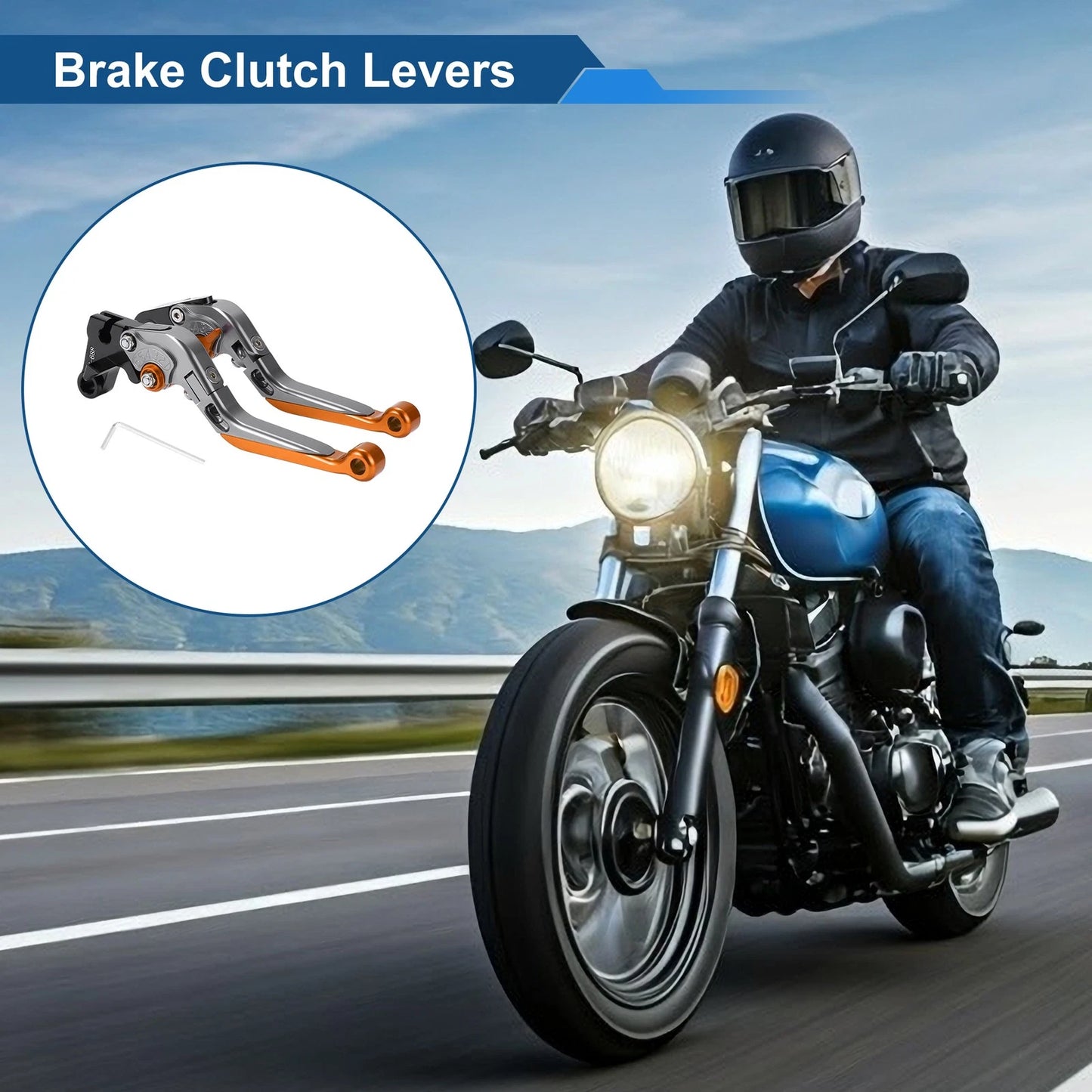 Adjustable Short Long Brake Clutch Lever for Yamaha YZF R1 (2009–2014)