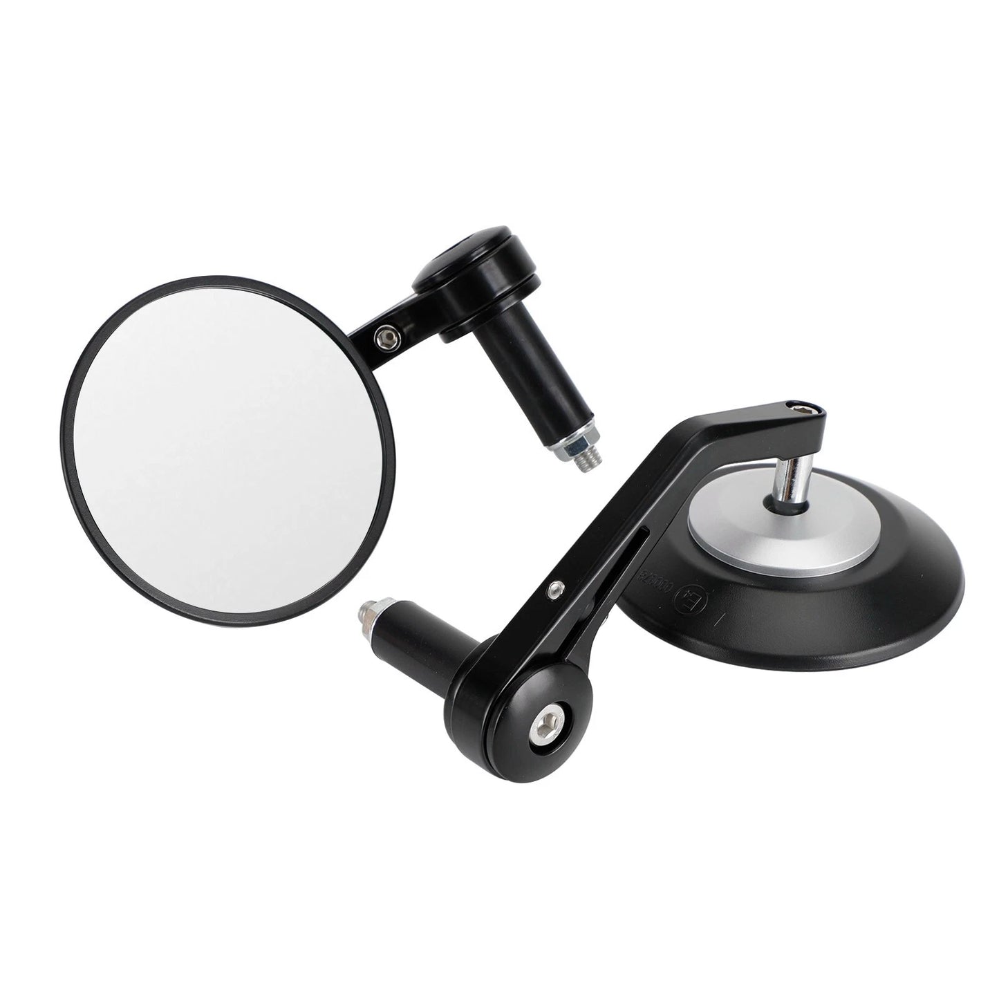 4" Black Handlebar End Mirrors for 22mm Handlebars (2023)