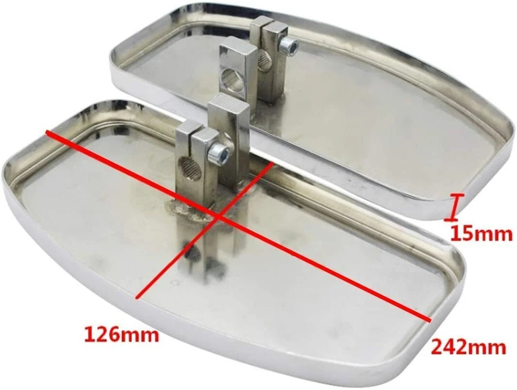 Front Footboard for Honda VTX 1800, 1300, VT400, VT750, Suzuki VL800, VL400, C50