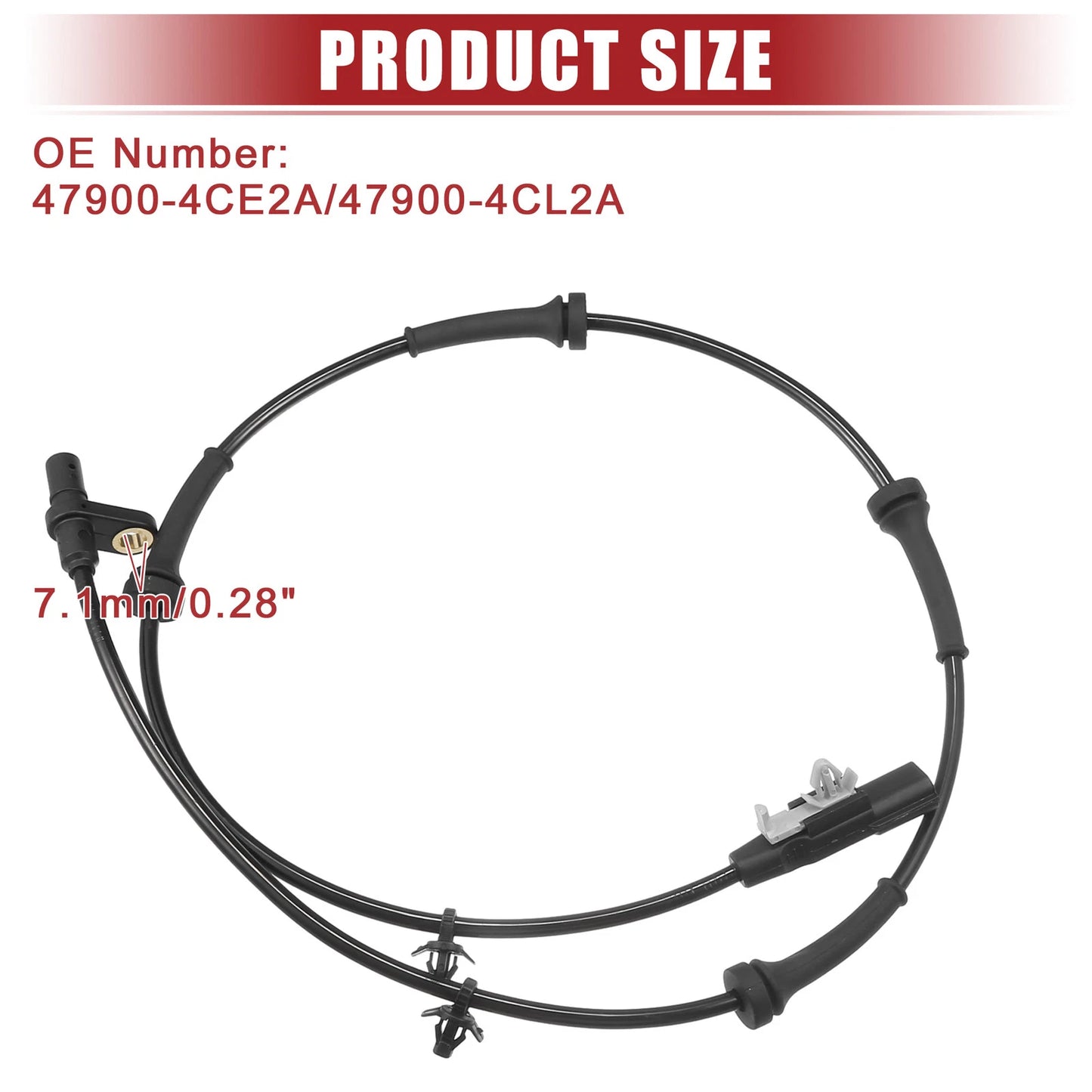Rear ABS Sensors for Nissan Rogue (2014-2020)