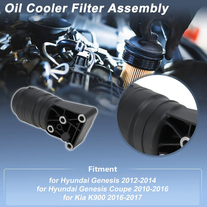 Engine Oil Filter Housing for Hyundai Genesis (2012-2014)